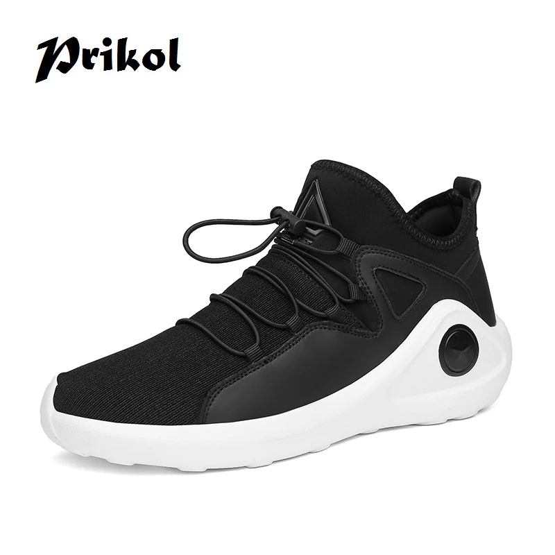 Prikol Luxury Brand Men Running Shoes LightWeight Soft Flexible Sports