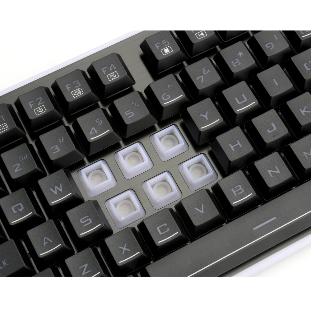 Redragon K509 USB gaming Membrane keyboard ergonomic 7 color LED backlit keys Full key anti-ghostin