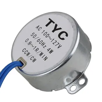 

TYC-50 AC 110V Synchronous Motor 0.8-1RPM CW/CCW 4W Torque 12KGF.CM