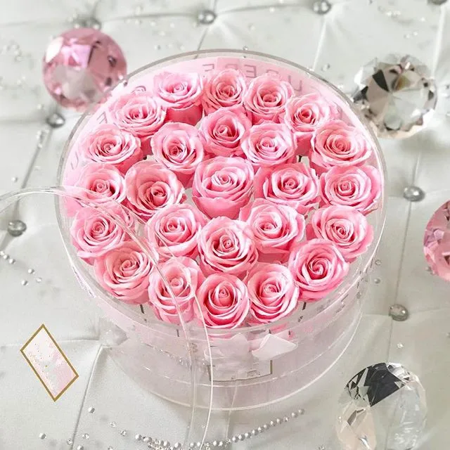 Clear-plexiglass-rose-flower-christmas-gift-box (1)