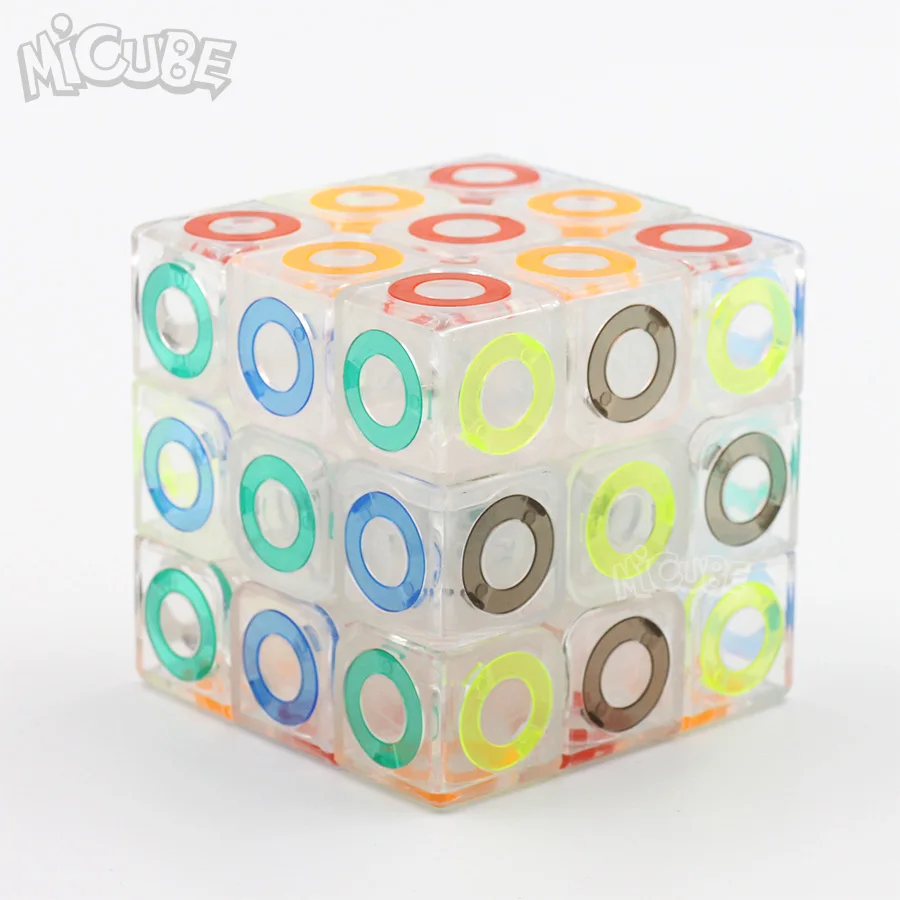 Micube MofangJiaoshi кристалл 3x3 Кубик волшебный кубик ледяной прозрачный скоростной пазл