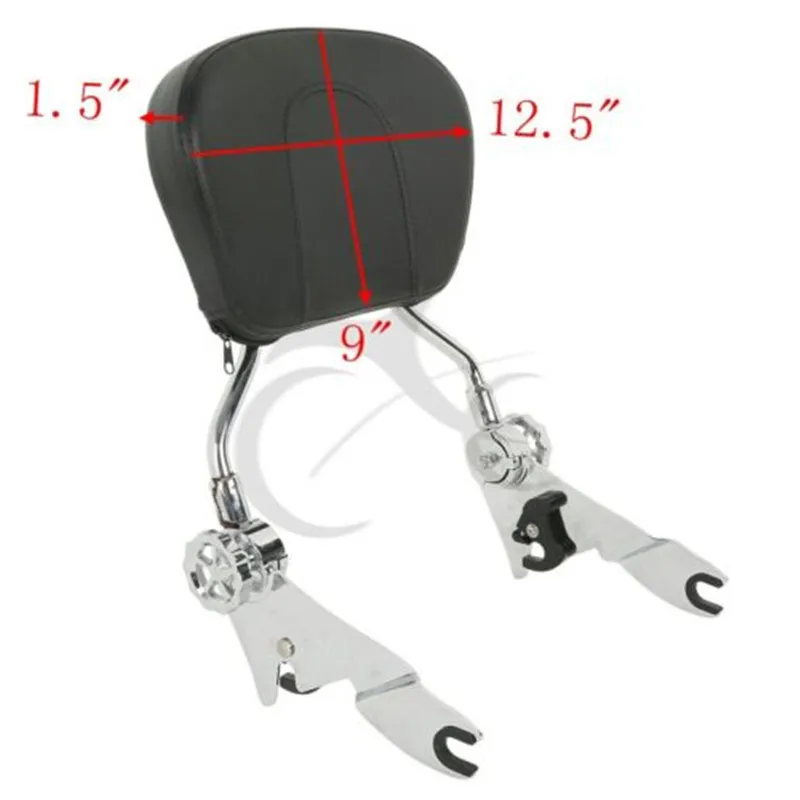 Съемная накладка Sissy Bar W/Спинка для Harley Touring Elelctra Street Glide 2009- 10 11 12 13 14 аксессуары для мотоциклов