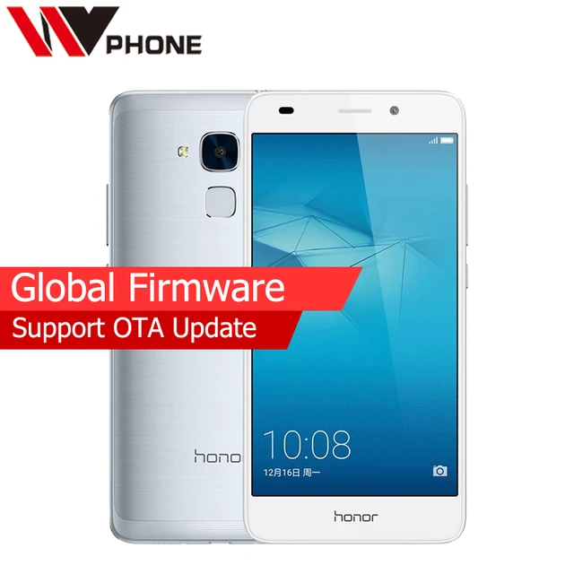 Глобальный Прошивки Оригинальный Huawei Honor 5C Окта основные Мобильный Телефон 5.2 "1080 P 2 Г RAM 16 Г ROM 8.0MP 13.0MP 3000 мАч Отпечатков Пальцев ID