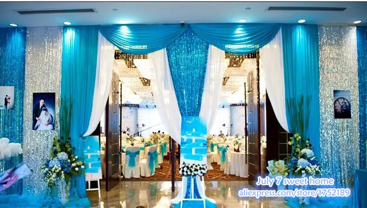 Tela de lentejuelas para la decoración de la boda etapa telones ...