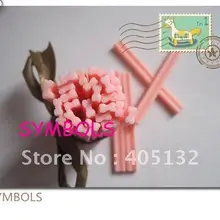 F-05 100 шт. 5 мм светло-розовый лук Полимерная глина Кейн Необычные Дизайн ногтей Полимерная глина Кейн