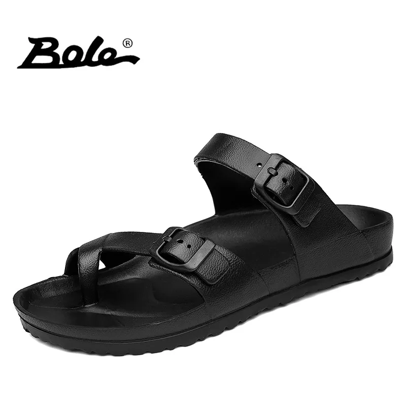 

BOLE Unisex Sandals Large Size 36-45 Couple Summer Sandals Light Weight Beach Men Flats Shoes Sandal for Men Fashion Design Shoe