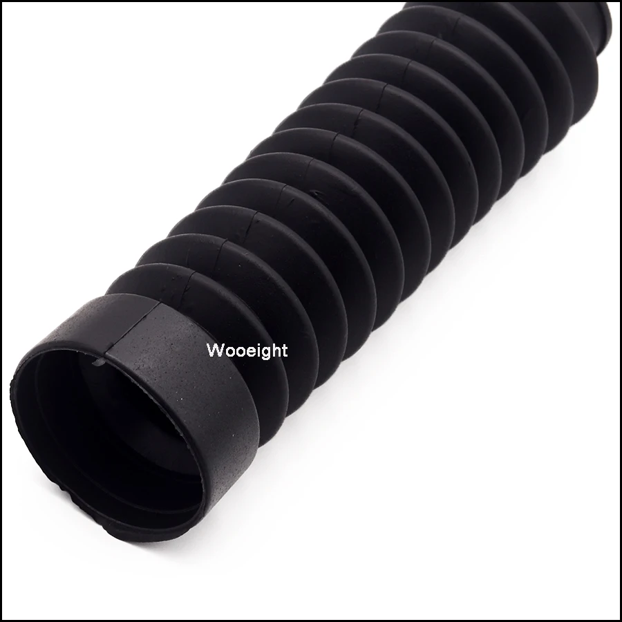 Wooeight 2Pcs Motorcycle Rubber Front Fork Dirt Dust Cover Gaiter Gator Boot Cap Shock Protector Dust Guard Absorber 19cm (3)