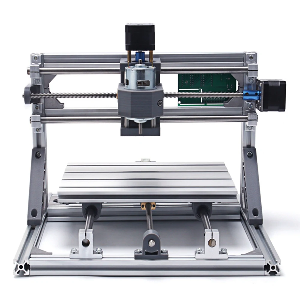 CNC 2418+ 2500 МВт лазерный GRBL контроль Diy лазерная гравировка ER11 станок с ЧПУ, 3 оси pcb фрезерный станок, деревянный маршрутизатор+ 2,5 Вт лазер