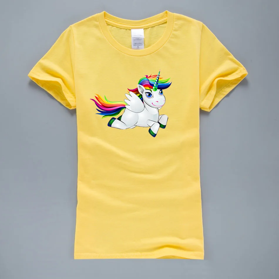 

Horse & Kawaii T Shirts 2019 Summer Hot Sale Tee Shirt Femme Casual Cotton Women T-Shirts Harajuku Tops Tees