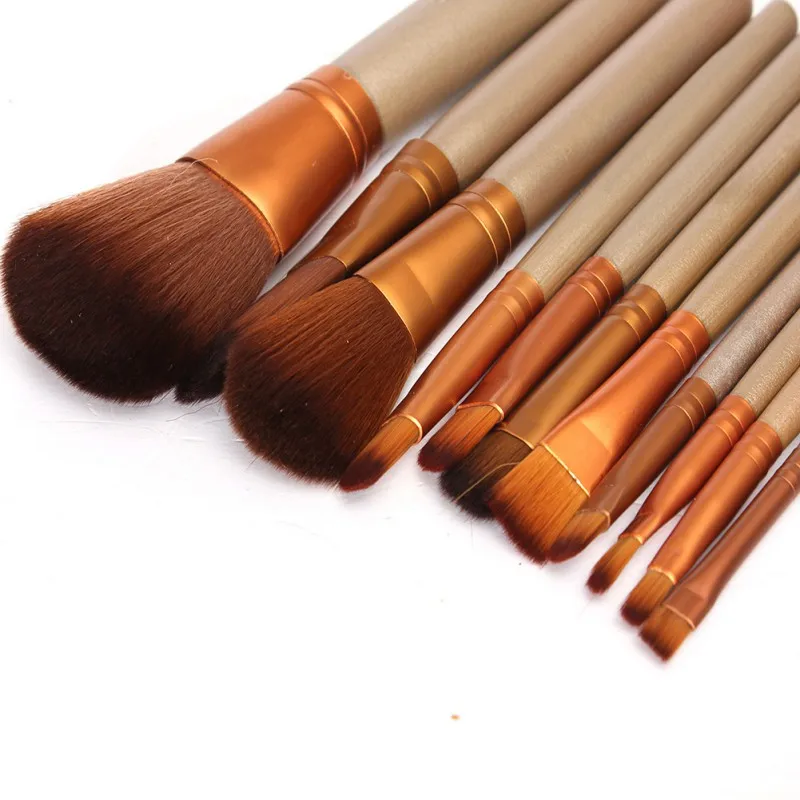 2019 12 Pcs/lot Make Up Brushes Set Foundation Golden Face &Eye Powder Blusher Professional Cosmetics 2019 12 Pcs/lot Make Up Brushes Set Foundation Golden Face &Eye Powder Blusher Professional Cosmetics