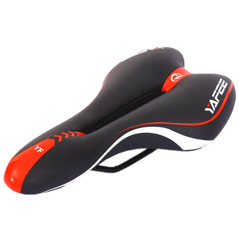 buy Road Bike MTB Saddle Racing Bicycle Hollow Saddle Seat Soft Cycling Saddle Bicycle Cushion Seat Bicicleta Equipment Accessories