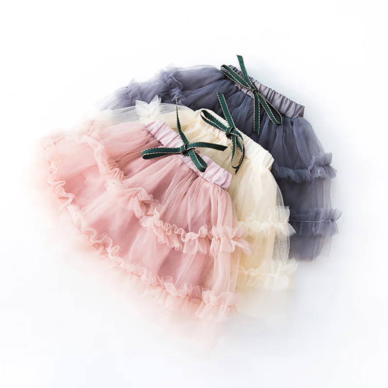 Toddler Baby Girls Birthday Outfits T-Shirt Rainbow Mesh Tutu Skirt Dress Baby Girl Birthday Gifts 1-6T