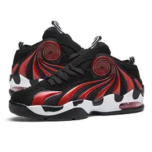 Обувь для баскетбола с воздушной подушкой для помещений, дышащая удобная спортивная обувь на шнуровке для мужчин