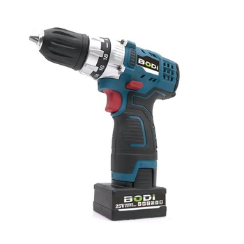 

25v New Multi-function Rechargeable Lithium Battery Wireless Electric Drill Bit Home Cordless Electric Screwdriver Hand Tool Set