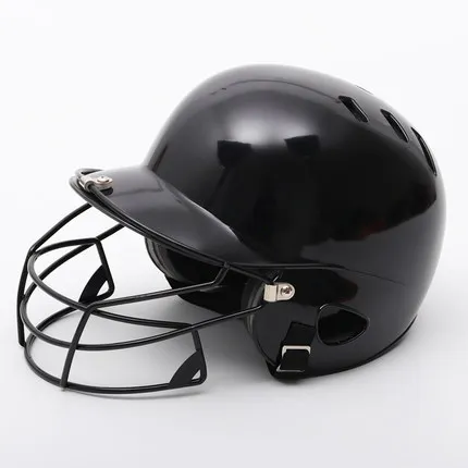 Профессиональный мяч для регби головной убор для взрослых бейсбольный шлем strike боевой шлем двухушный Софтбол шлем со стальной проволокой для лица