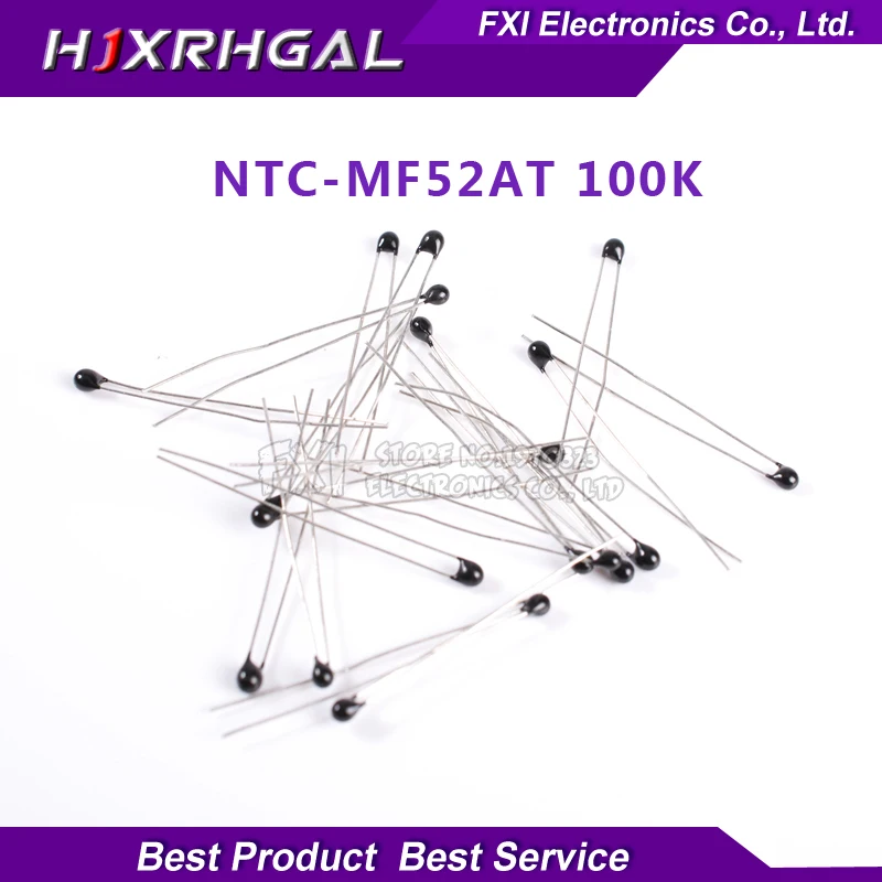 100 шт.-mf52at датчика температуры термистора термистор к MF52AT 3950 k ohm 1%-100 k/3950 |