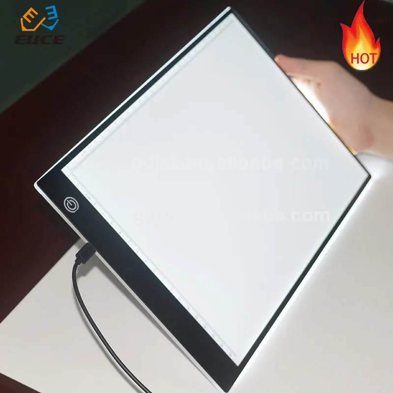 Free shipping LED Light Box Board Art Tattoo Drawing light Pad lighting Table drawing Stencil Display for sketching