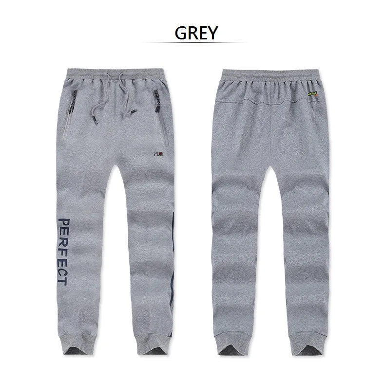 Новые весенне-осенние мужские джоггеры спортивные штаны мужские джоггеры спортивная одежда высококачественные штаны для бодибилдинга 588 - Цвет: Grey