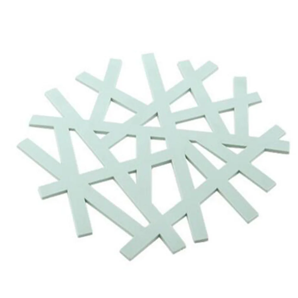 1 PCS KECTTIO Hot Sale 3 Color Table Placemat Heat-resistant Mat For Dining Table Snowflake Shape Table Decoration Supplies 1 PCS KECTTIO Hot Sale 3 Color Table Placemat Heat-resistant Mat For Dining Table Snowflake Shape Table Decoration Supplies