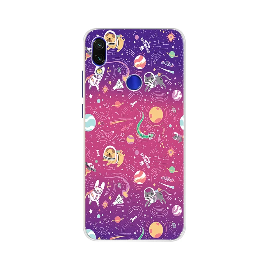 Мягкие силиконовые кошка чехол для Xiaomi Redmi Note 5 7 Pro задняя крышка для Coque xiomi Xiaomi Redmi Note 5 7 Pro защитный бампер для телефона - Цвет: Цвет: желтый