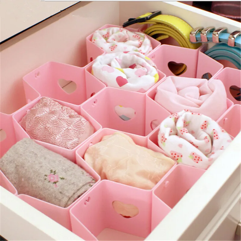 

1Set Home Honeycomb Cellular Drawer Divider For Underwear Socks Pants Organizers Clapboard Partition Closet Storage Organizer