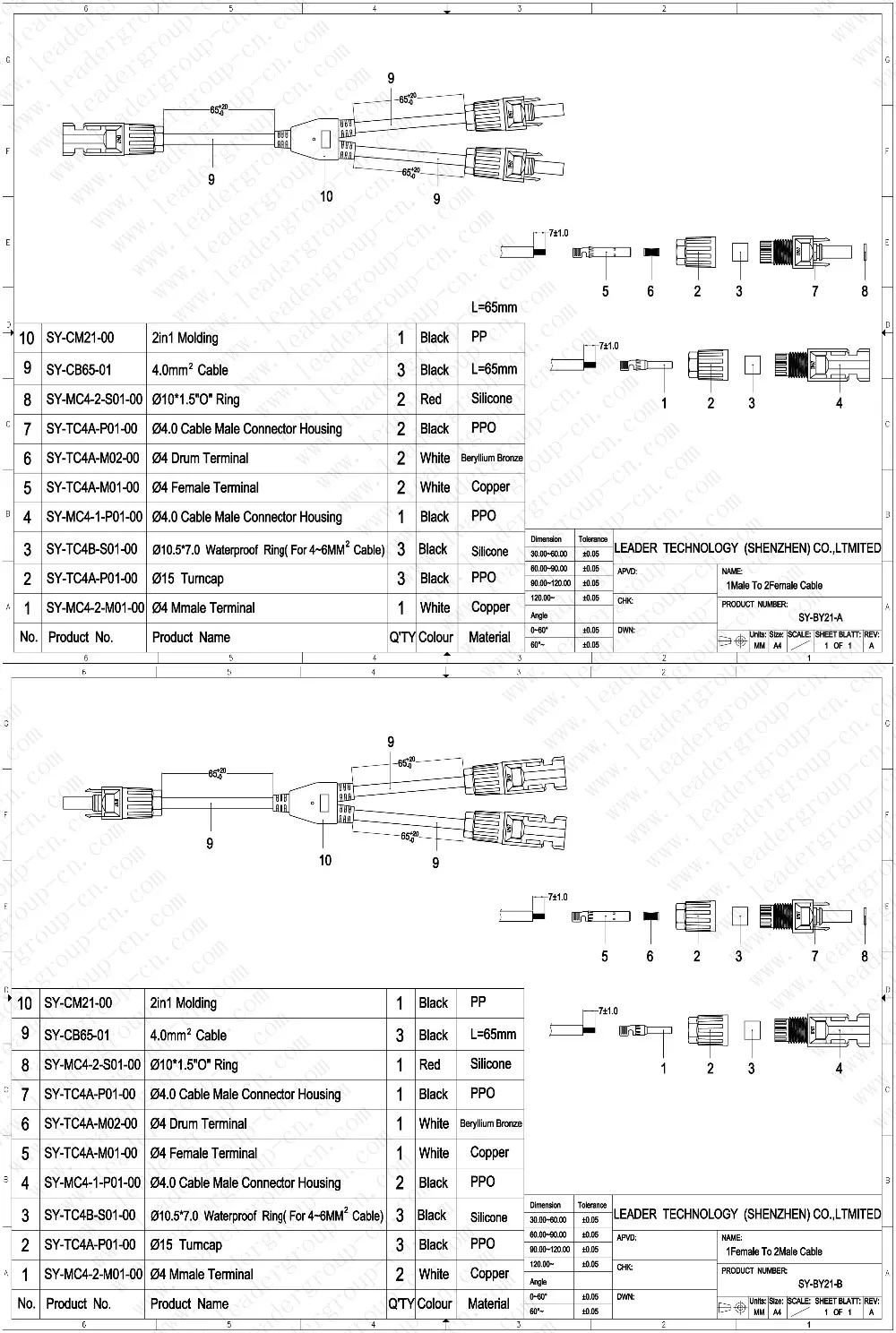 2 до 1 Лидер продаж высокое качество MC4 Y филиал разъем утверждения UL/TUV стандарт с 4mm2 Солнечный Кабель для Солнечной pv системы