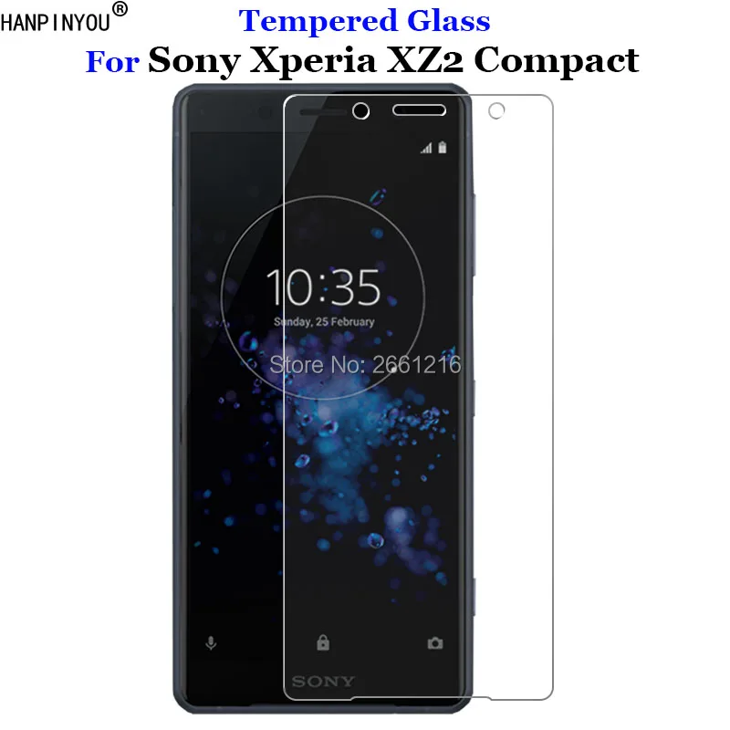 

For Sony Xperia XZ2 Compact H8314 H8324 Tempered Glass 9H 2.5D Premium Screen Protector Film For Sony Xperia XZ2 Mini 5.0"