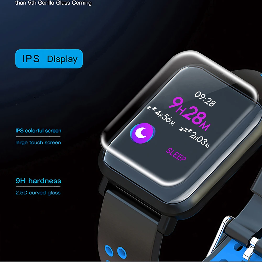 Smartwatch SN60plus OLED Экран гориллы Стекло крови кислородом Давление поля IP68