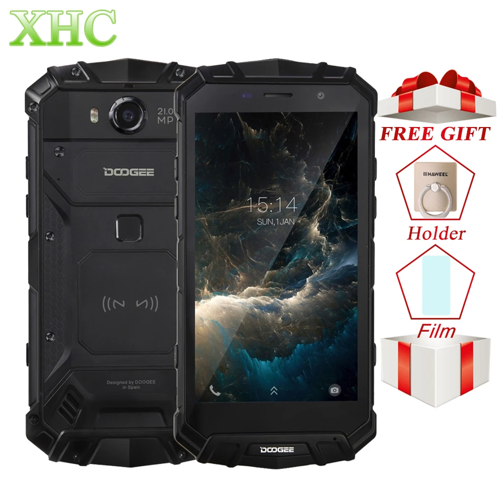 IP68 DOOGEE S60 Беспроводная зарядка 5580 мАч мобильный телефон Helio P25 Восьмиядерный 1920*1080