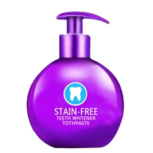 1 бутылка без пятен зубы отбеливающая зубная паста Bak-Ing Soda удаление пятен отбеливание