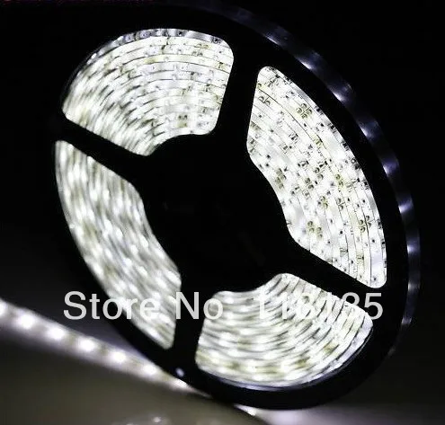 5 м/roll 300 LED SMD 5050 Светодиодные ленты холодный белый свет Водонепроницаемый гибкие домой Автомобильный украшения