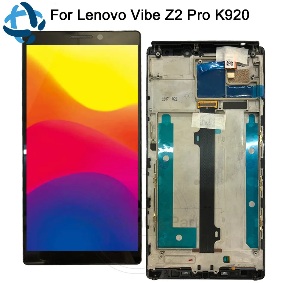 

Tested 6.0" For Lenovo Vibe Z2 Pro K920 LCD Display Touch Screen Digitizer Assembly With Frame Lenovo K920 Display Replacement