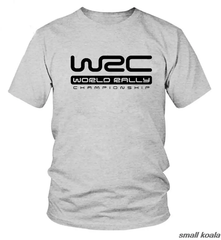 Новинка 2017 футболка с принтом логотипа в стиле WRC коротким рукавом для чемпионата