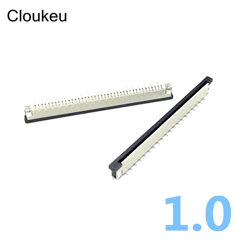 

10Pcs FPC Connector socket FFC 1.0MM Drawer type Vertical 4P 6P 8P 10P 12P 14P 15P 16P 18P 20P 22P 24P 26P 28P 30P
