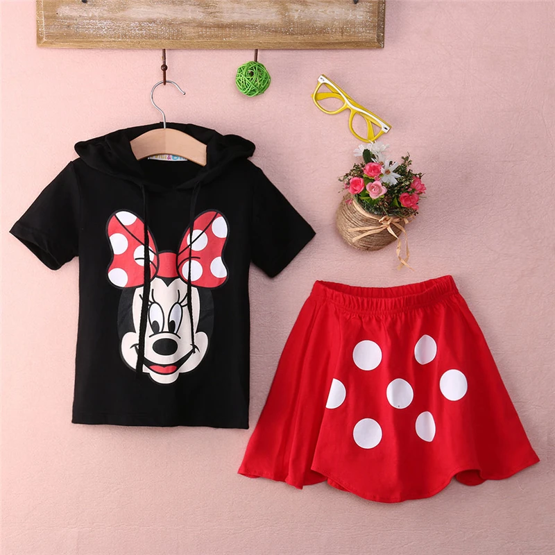 Mickey Dress Family Matching Clothing Sister Clothe Twins Set Baby Girl