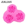 3D roses flower soap mould chocolate wedding cake decorating tools DIY  fondant silicone mold T0405 ► Photo 2/5