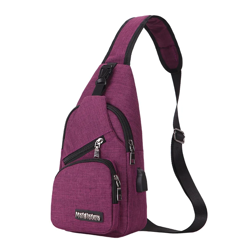 الذكور حقائب كتف USB شحن Crossbody أكياس الرجال حقيبة صدر للرجال رحلة مدرسية رسل حقيبة 2018 جديد وصول قطري حزمة
