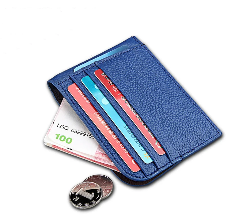

Artmi Lady Genuine Leather Card Wallet Card Holder Change Bag Slim Card Bag Card Wallet