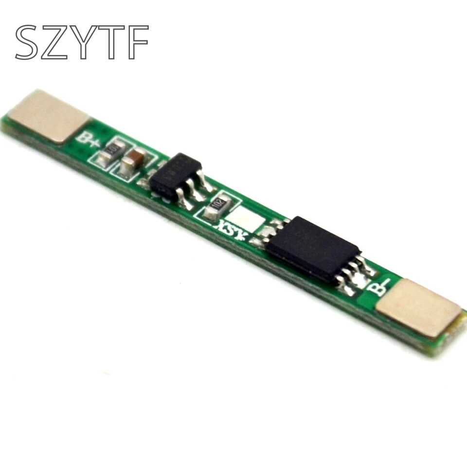

Single - string 18650 battery polymer lithium battery protection board 3.7v IC 2A 3A