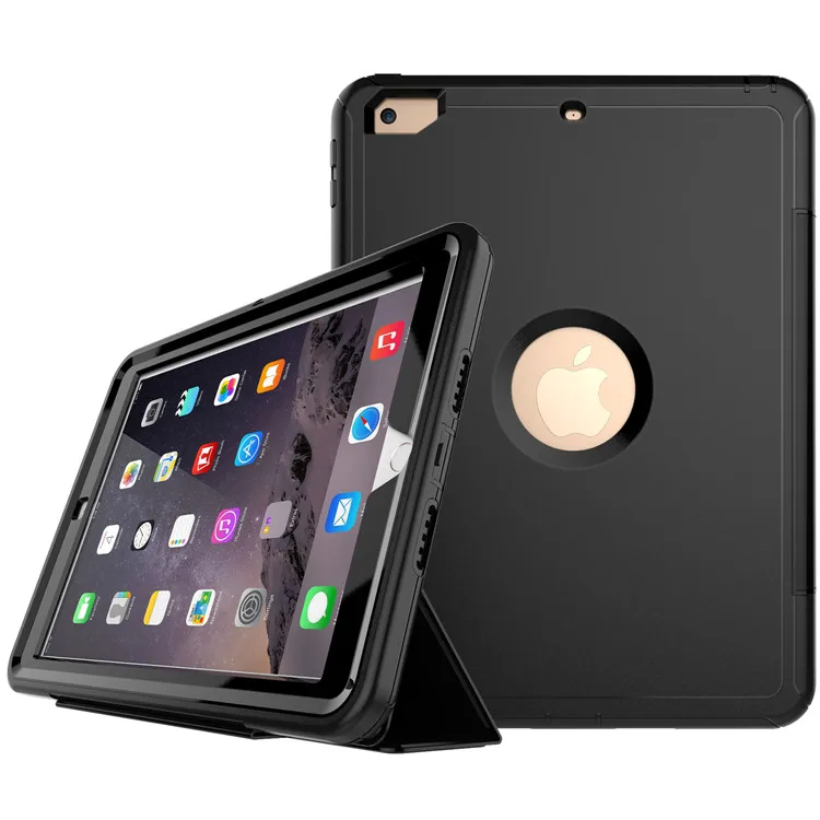 Hmsunrise 360 полный защитный чехол для apple ipad 9,7 дети Безопасный противоударный сверхмощный Твердый чехол из ТПУ подставка A1893 A1822