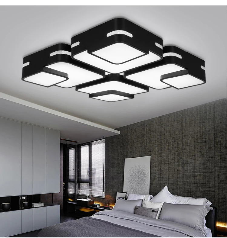 New Modern Led Ceiling Lights For Living Room bedroom Light Fixtures Lighting rectangular iron lamps | Освещение
