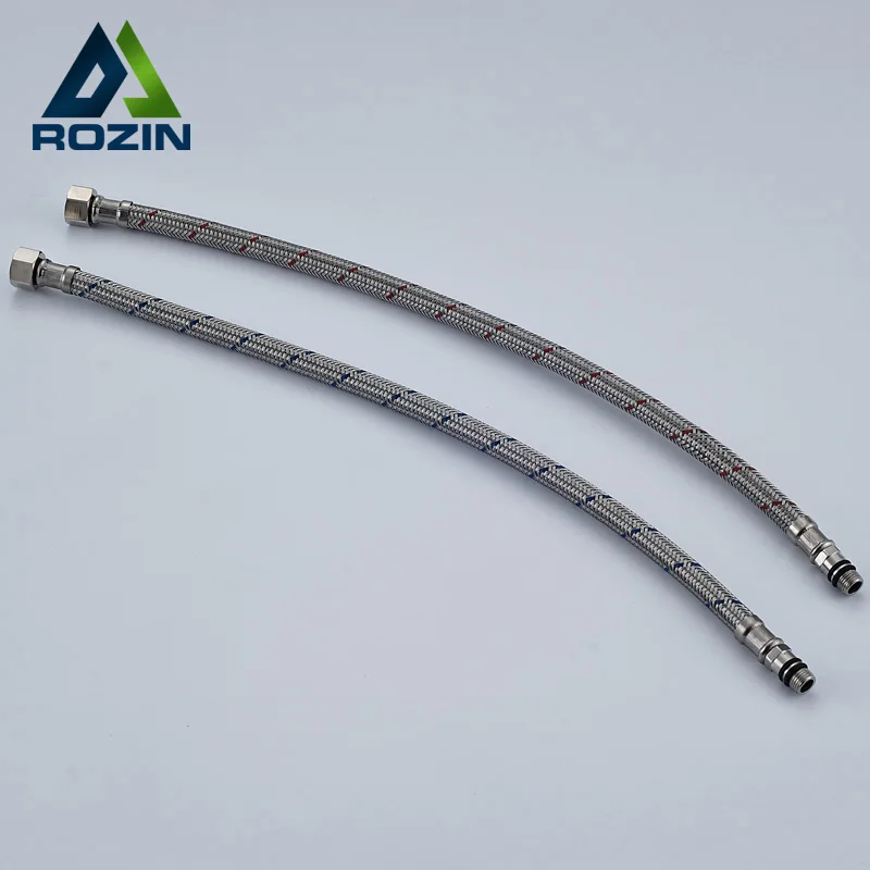 Une paire de tuyaux mélangeur froid/chaud Flexible pour robinet dalimentation en eau de 60cm, livraison gratuite