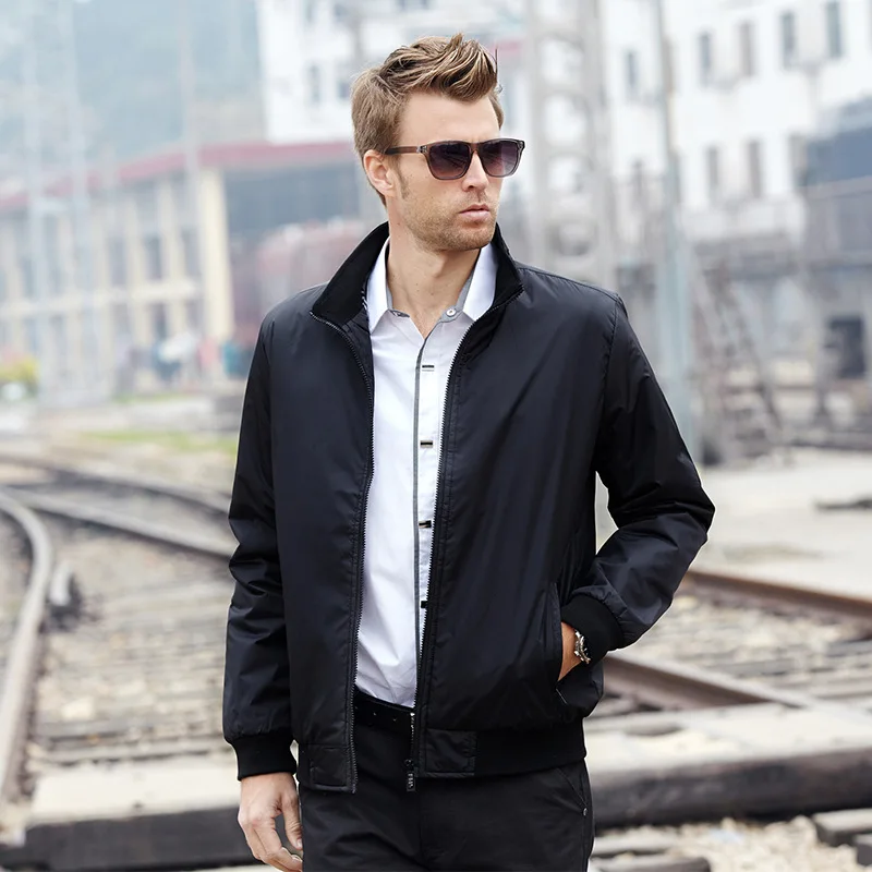 men's business casual spring jacket