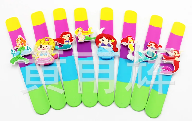 

wholesale 100pcs good quality PVC clap ring silicone wristband clap ring rubber bangle magnetic segmented bracelet be