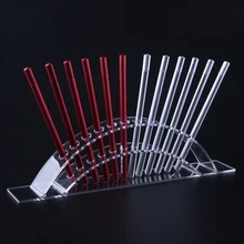 1 pcs Maquiagem permanente Máquina Pen Sobrancelha Cosméticos Prateleiras de Acrílico Transparente Stand Titular Titulares de Aderência Tattoo