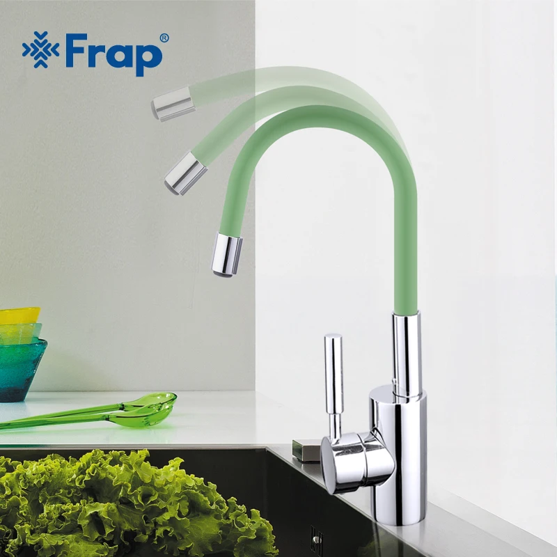  Frap New Arrival 7-color Silica Gel Nose Any Direction Rotation Kitchen Faucet Cold and Hot Water M - 32793751081
