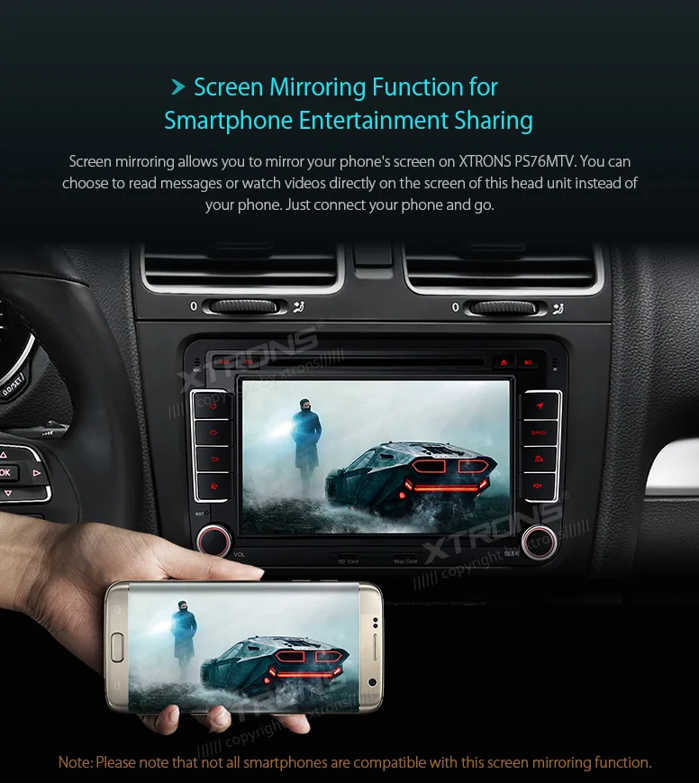 Cheap XTRONS 7" Android Head Unit Stereo Radio GPS Video Car DVD Player for Volkswagen Passat CC Eos Estate Sedan for Skoda for Seat 12
