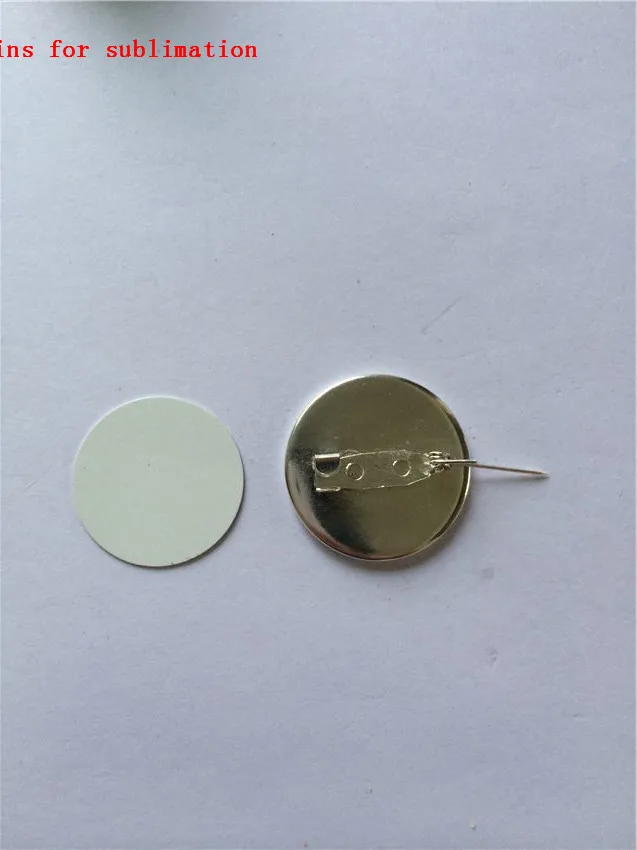 

new style blank pins for sublimation pin brooch for heat tranfer printing blank women pins brooches DIY consumable material 0731