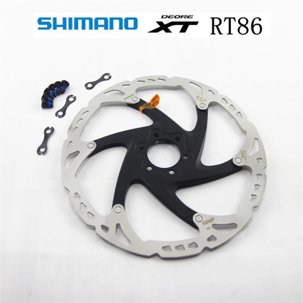 

SHIMANO XT RT86 RT76 ice Point Technology Brake Disc 6 Bolt M8000 MTB Bicycle Disc Brake SHIMANO RT86 160MM 180MM 203MM