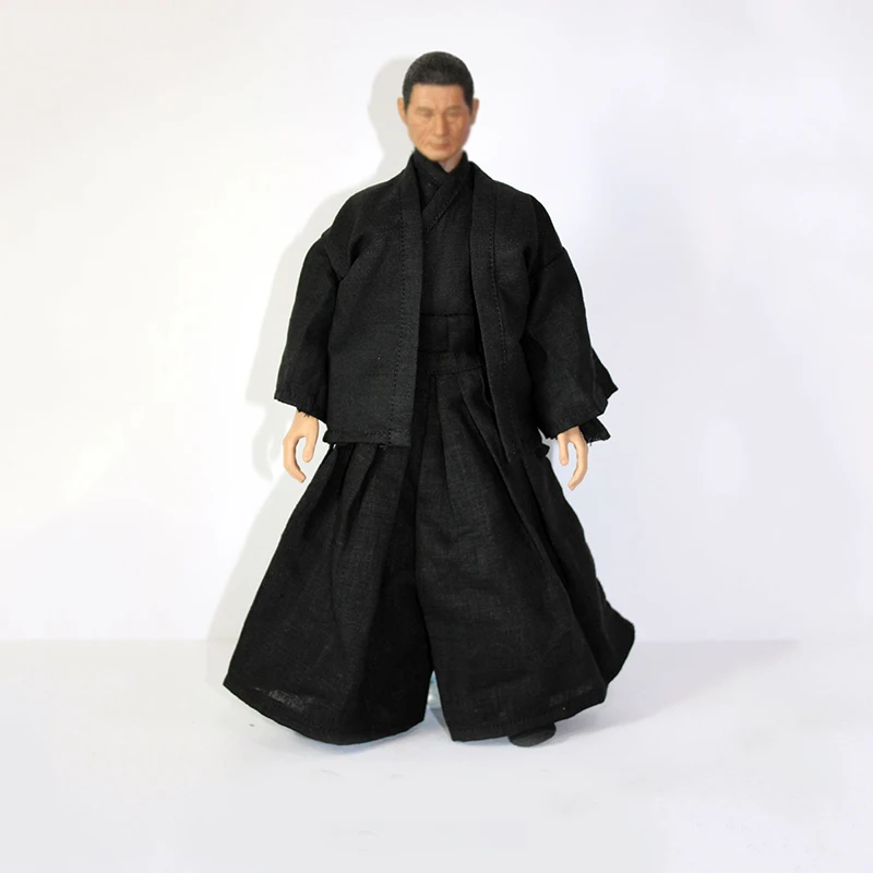 

1/6 Japanese Ninja Black Samurai Clothing Set for 12''Figures Bodies